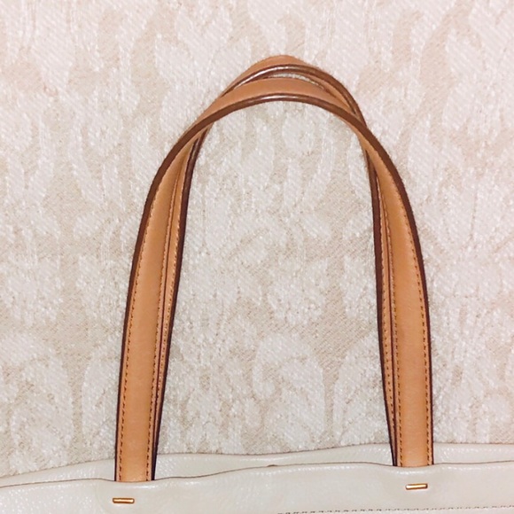 Marc Jacobs Leather Cream/Navy Tote - Picture 5 of 5